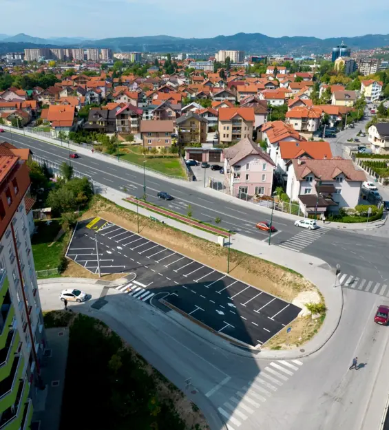 Parking u naselju Dobrinja A Branislava Nusica 2