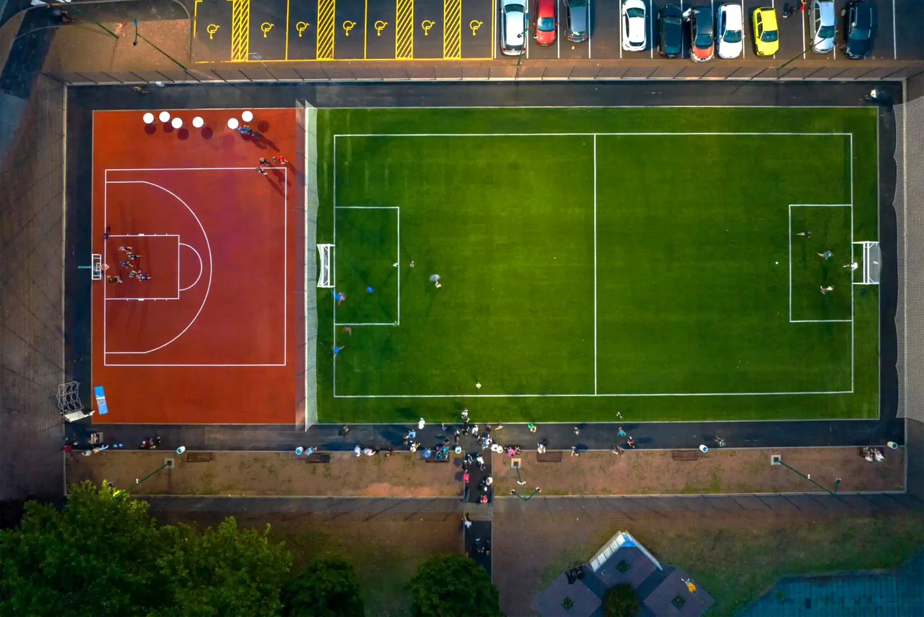 dva sportska terena sa umjetnom podlogom u B fazi Alipašinog Polja GMT Design doo Sarajevo Projektovanje i nadzor 2