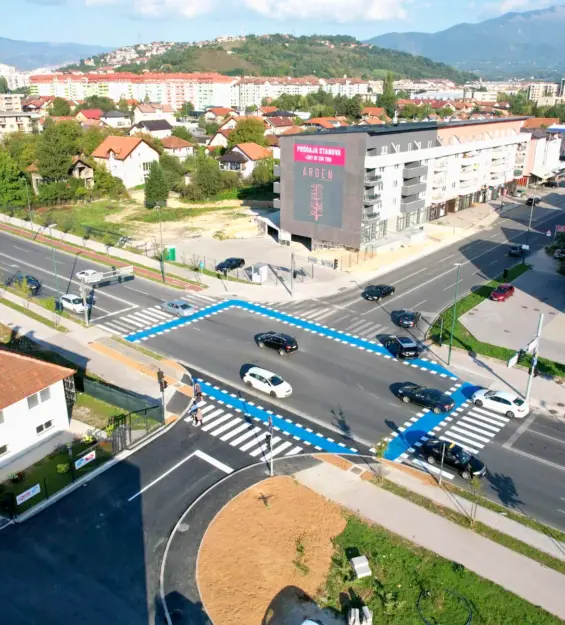 raskrsnica ulica Hajrudina Šabanije, Braće Mulić, A transverzala GMT Design Projektovanje i nadzor 2